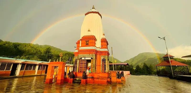 The temple at Gorakshadham